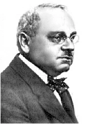 Historisches Portraitfoto von Alfred Adler (1870–1937), Begründer der Individualpsychologie